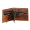 Pierre Cardin Rustic Leather Tri-fold Men's Wallet in Cognac PC2812
