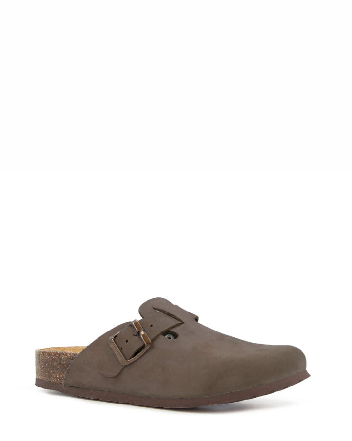 BioNatura Diego Brown Leather Clog