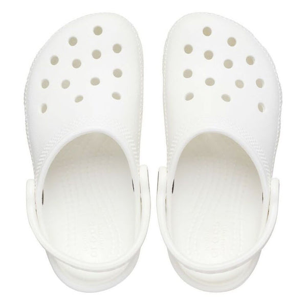 Crocs Youth Classic Clogs White