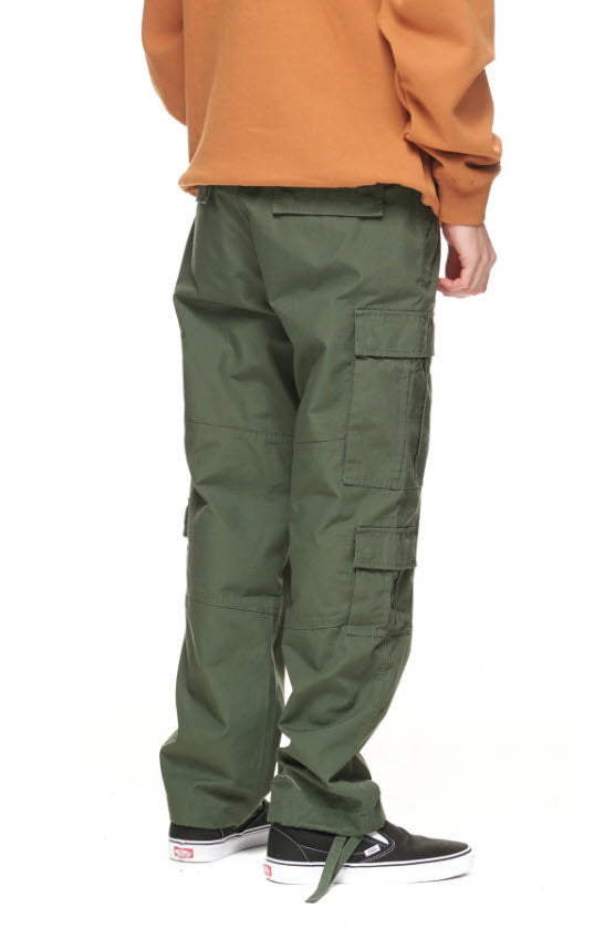 Stussy Surplus Cargo Pant Flora Green Ripstop – Famous Rock Shop