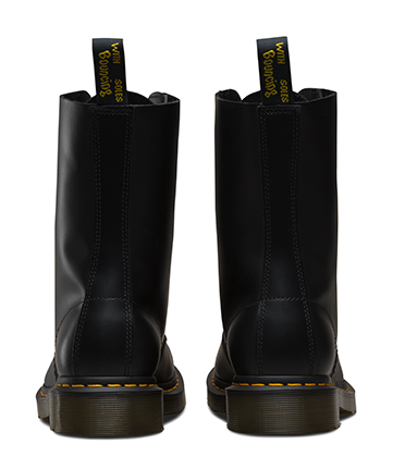 Dr Martens 1490 Black Smooth Leather 10 Hole Boots 11857001