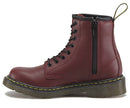 Dr Martens Youth Delaney Cherry Red Softy T Leather Boots