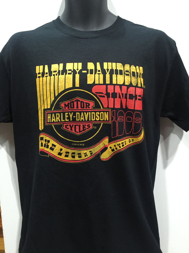 Harley Davidson ' Wild West ' T-Shirt  Famous Rock Shop Newcastle 2300 NSW Australia