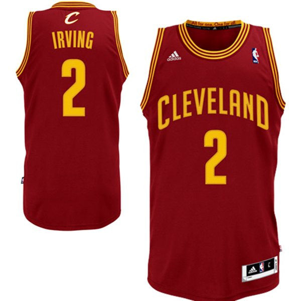 ADIDAS Cleveland Cavaliers Cavs Kyrie Irving #2 Gold Jersey XL Youth  Swingman