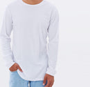 nANA Judy Men's Basic Long Sleeve White NM4082A