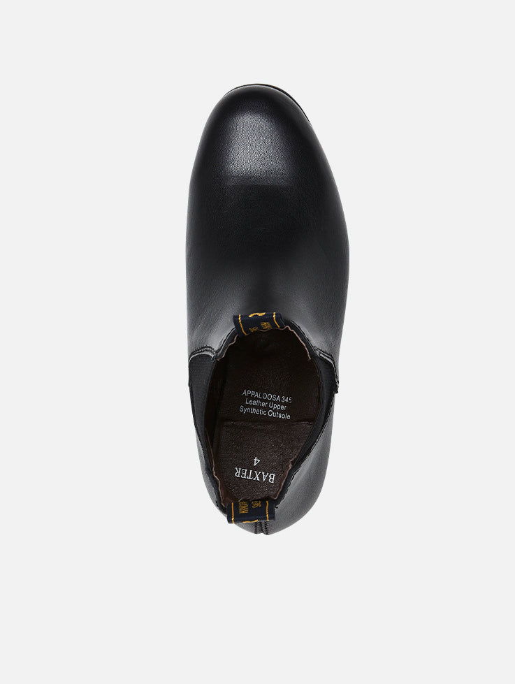 Baxter Appaloosa Black Leather Boots