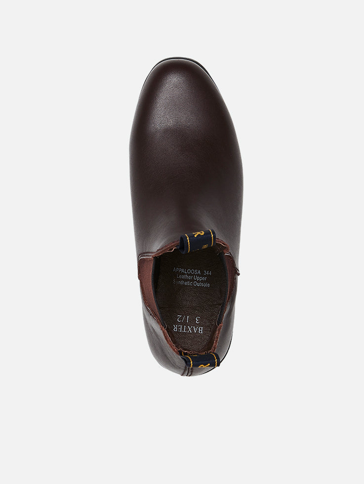 Baxter Appaloosa Mahogany Leather Boots