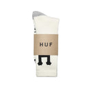 Huf classic h crew socks white
