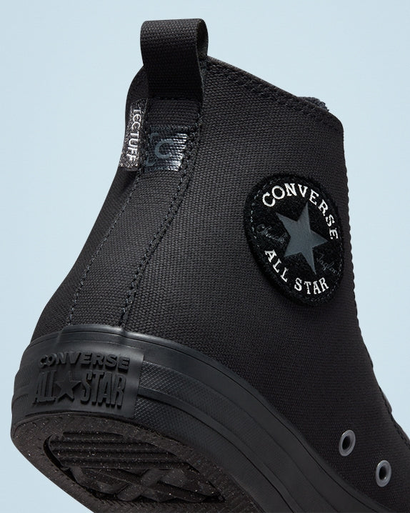 Converse Chuck Taylor All Star Water Resistant Tec-Tuff High Top Black Iron Grey A00762