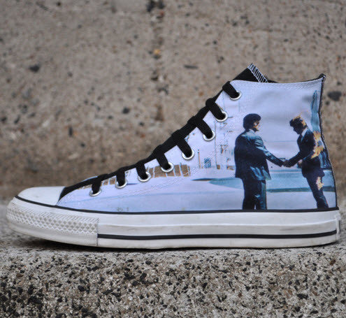 Pink floyd converse high tops Clearance