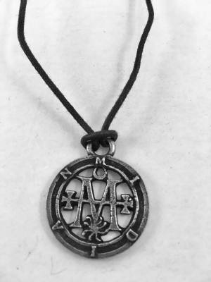 Cradle Of Filth Midian Seal Alchemy Poker Pendant
