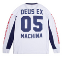 Deus Ex Machina Highway Moto Jersey White DMP61951 Famous Rock Shop  Newcastle, 2300 NSW Australia