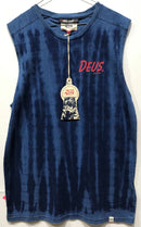 Deus Ex Machina Tie Dye Indigo Muscle INDOGO WASH DMP71860 Famous Rock Shop Newcastle 2300 NSW Australia