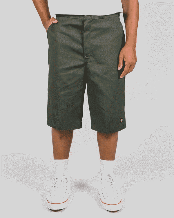 Dickies 13 Inch Loose Fit Work Short Olive Green