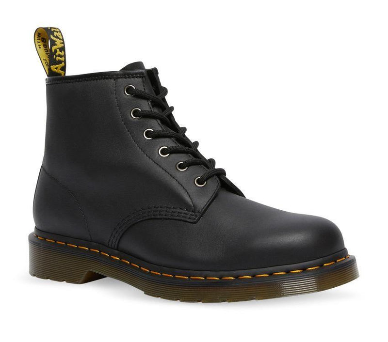 Dr Martens 101 Black Nappa Leather Ankle Boots 26409001