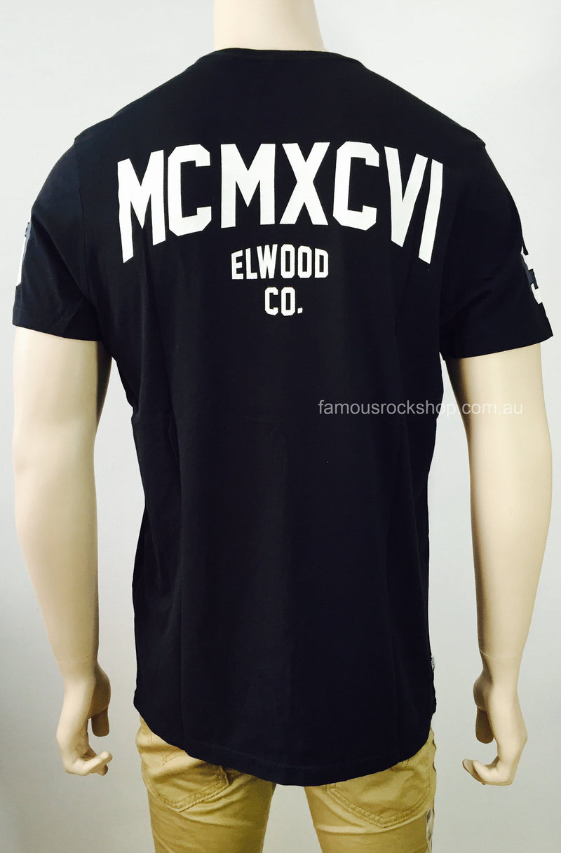 Elwood Global Black T-Shirt