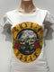 Guns n roses Women's classic logo Tshirt white Famous Rock Shop Newcastle 2300 NSW Australia