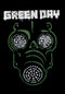Green Day Gas Mask Textile Poster Flag Famousrockshop