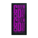 Green Day Purple Logo SP2922 Sew on Patch Famousrockshop