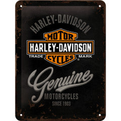 Harley Davidson Genuine Logo Sign