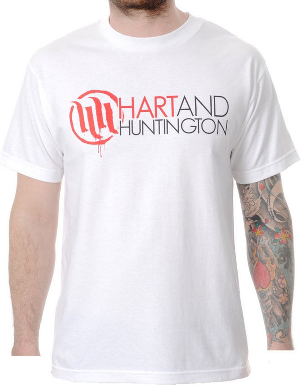 Hart & Huntington Circle Axis White T-Shirt