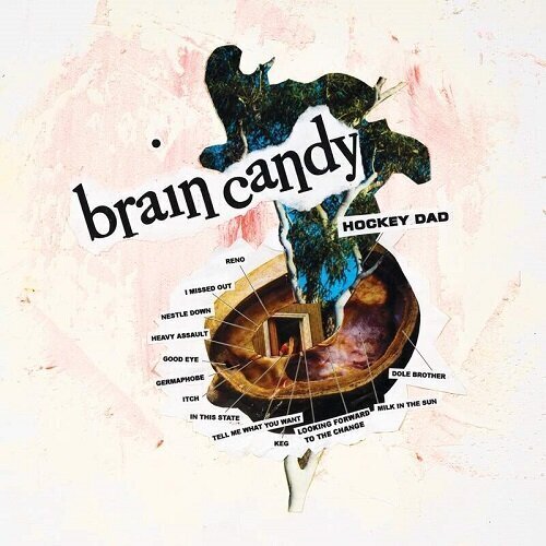 Hockey Dad Brain Candy Indies Only Yellow Vinyl LP Famousrockshop