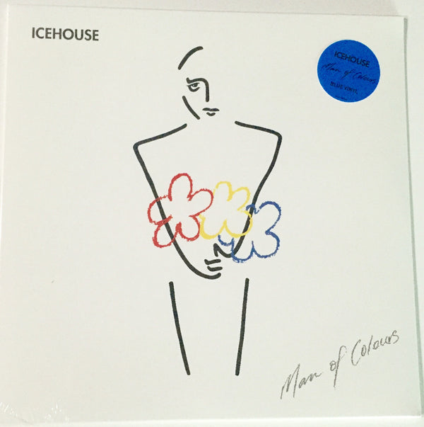 Icehouse - 'Man Of Colours' Blue Vinyl DIVAU100525B Famous Rock Shop. 517 Hunter Street Newcastle, 2300 NSW Australia 
