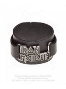 Iron Maiden Logo Leather Wriststrap Famousrockshop