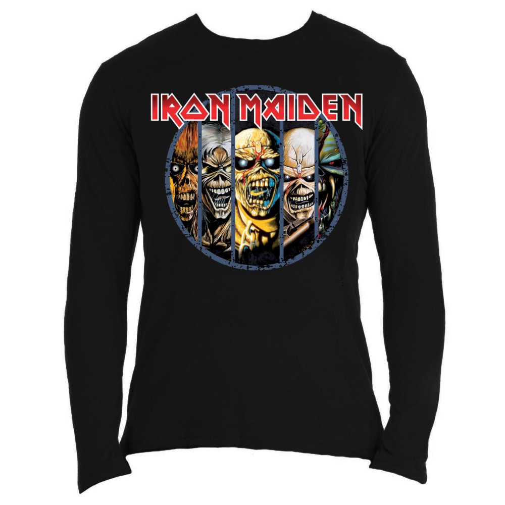 Iron Maiden T Shirt Eddie Evolution Band Logo Ufficiale Uomo Size L Iron Maiden T Shirt Eddie Evolution Band Logo Ufficiale Uomo Size L