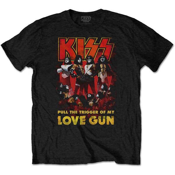 Kiss Love Gun Glow Unisex T-Shirt