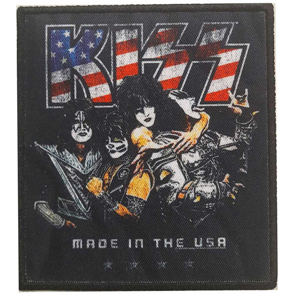 Kiss Made In the USA Patch
