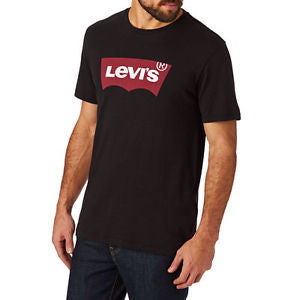 Levi's Men's Logo T-Shirt Black/ Red