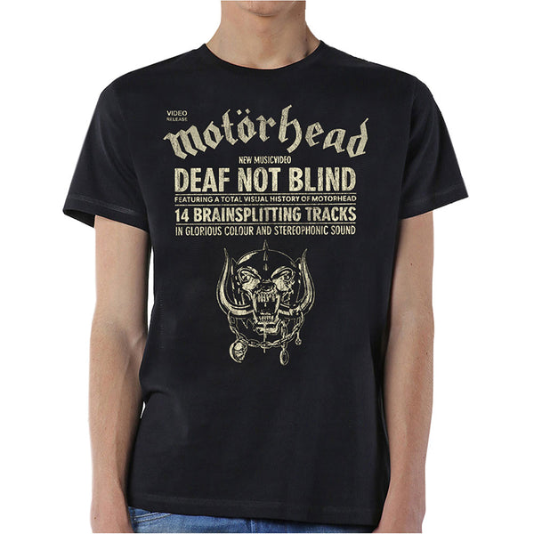 MOTORHEAD DEAF NOT BLIND UNISEX T-SHIRT