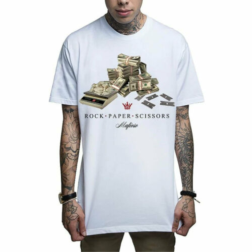 Mafioso Rock Paper T-Shirt White