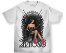 Mafioso Throne White T-Shirt Famous Rock Shop Newcastle 2300 NSW Australia
