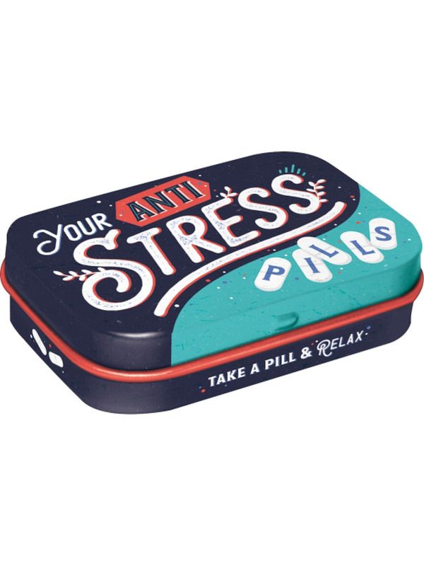 Mint Box Anti Stress Pills NostalgicArt Famous Rock Shop