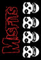 Misfits Multiple Classic Skull Textile Poster Flag