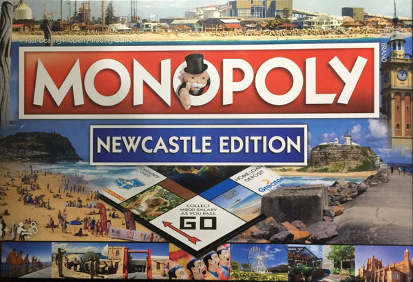 Monopoly Gameboard Newcastle Limited Edition Famous Rock Shop Newcaste, 2300 NSW. Australia. 1