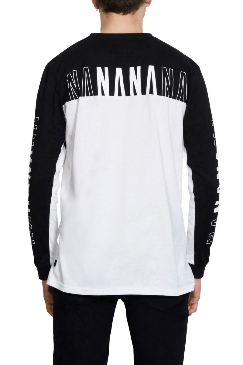 Nana Judy Mr Soul Long Sleeve T-shirt Black White NM4060A