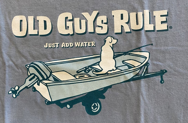 OGR Just Add Water Stone Blue Men's T-Shirt Old Guys Rule