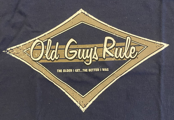 OGR Tonal Diamond Navy Men's T-Shirt Old Guys Rule