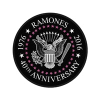 Ramones 40TH Anniversary SPR2870 Sew on Patch Famousrockshop