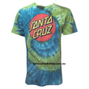 Santa Cruz Vintage Dot Tie Dye Tee Grunge