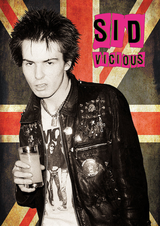 Sex Pistols Sid Vicious Cocktail Poster Famous Rock Shop