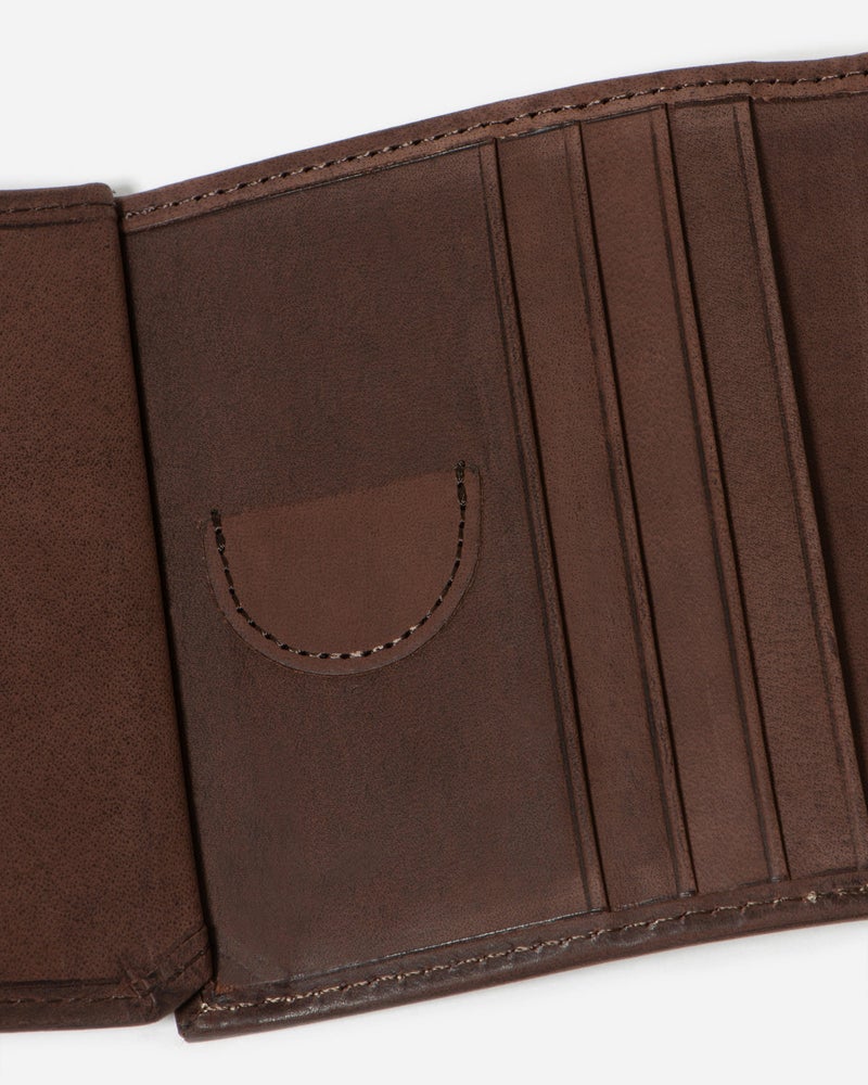 Stitch & Hide Bernard Wallet Dark Brown Leather