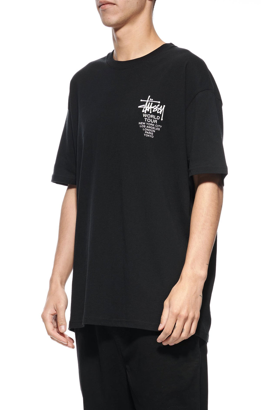 トップス STUSSY World Tour Tee Camiseta Stussy World Tour Black - Droper