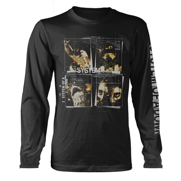 System Of A Down Face Boxes Long Sleeve Shirt