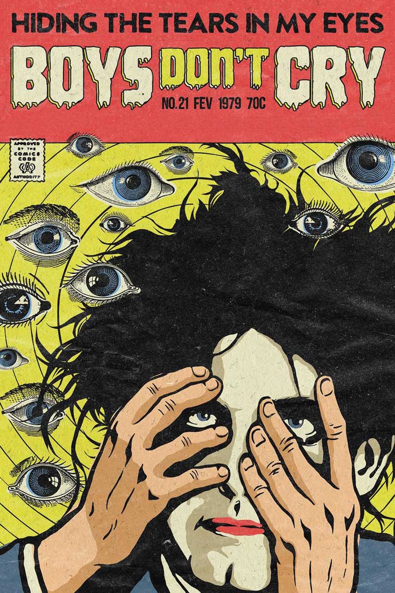 The Cure Boys Don t Cry Art Poster