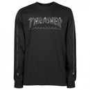 Thrasher Web Long Sleeve T Shirt 314035 Black  Famous Rock Shop 517 Hunter Street Newcastle 2300 NSW Australia