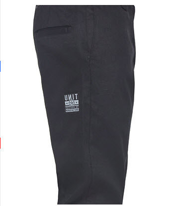 Unit Men's Pant Industrial Slim Black